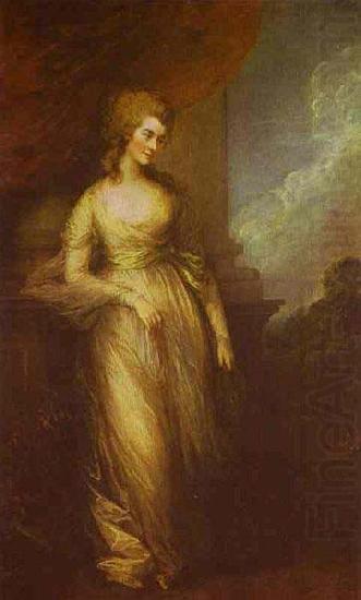 Thomas Gainsborough Portrait of Georgiana, Duchess of Devonshire china oil painting image